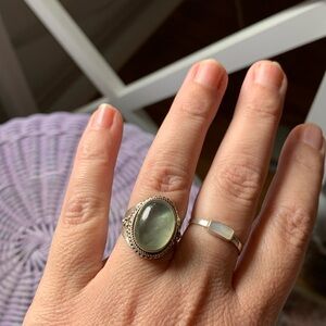 Silver ring size 7.5